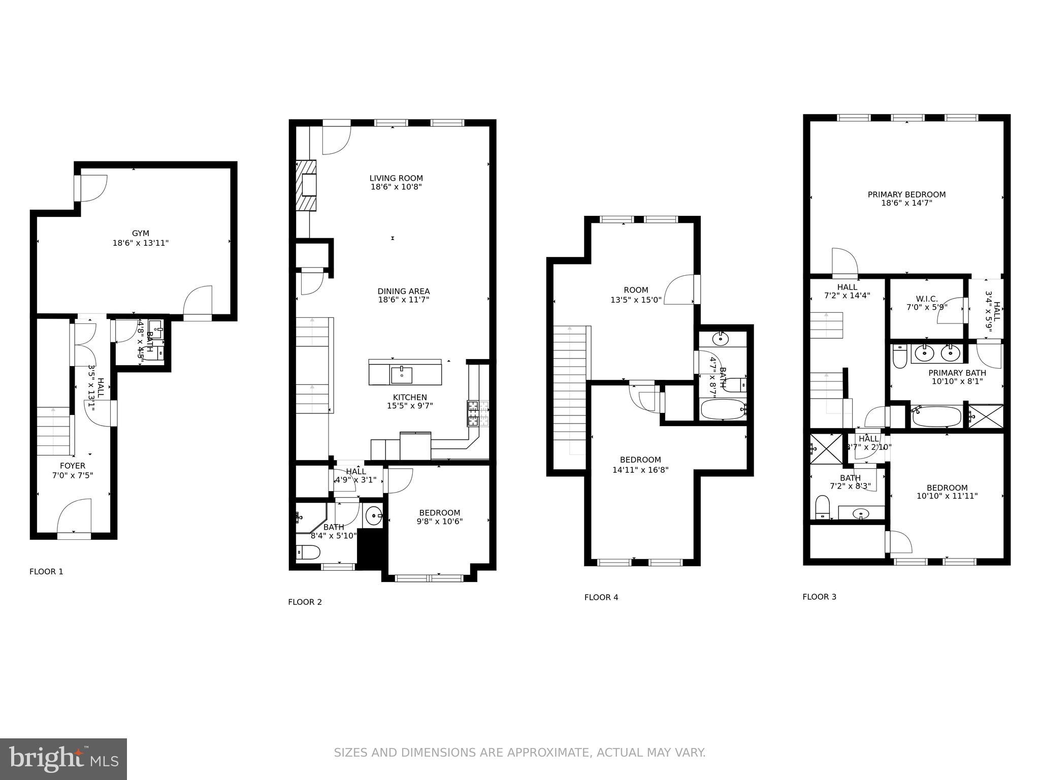 8914 Courts Way Silver Spring, MD 20910 - Photo 48 of 48 Combined Floor Plan