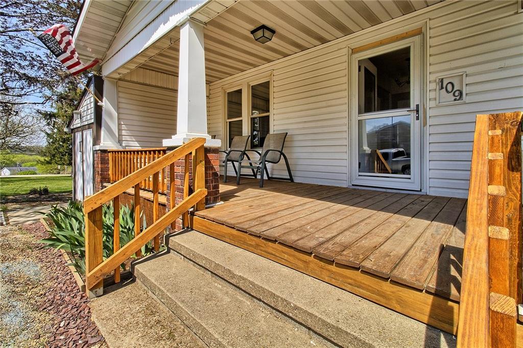109 Lycippus Hardware Road Latrobe, PA 15650 - Photo 4 of 18 a view of wooden balcony