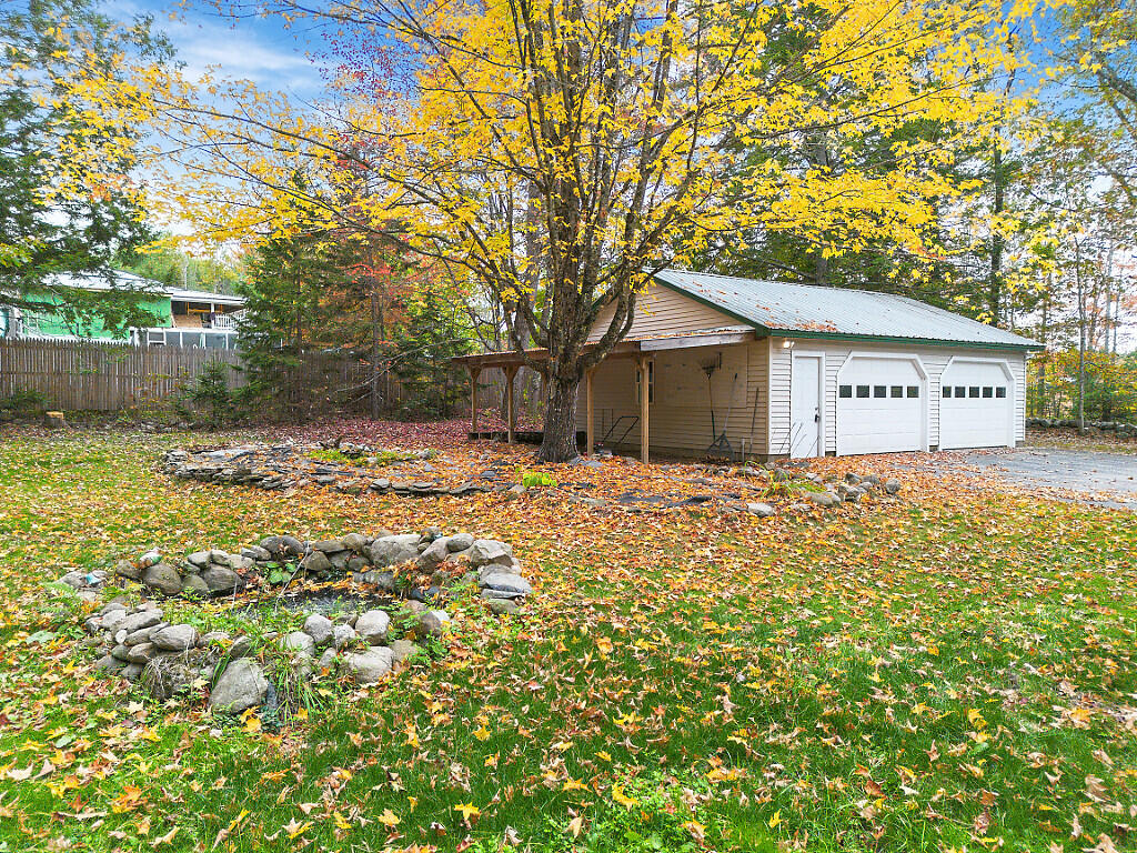 1278 Naples Road Harrison, ME 04040 - Photo 61 of 84 Water gardens and garage