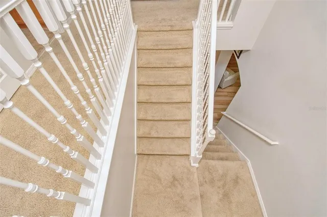 a view of entryway with staircase