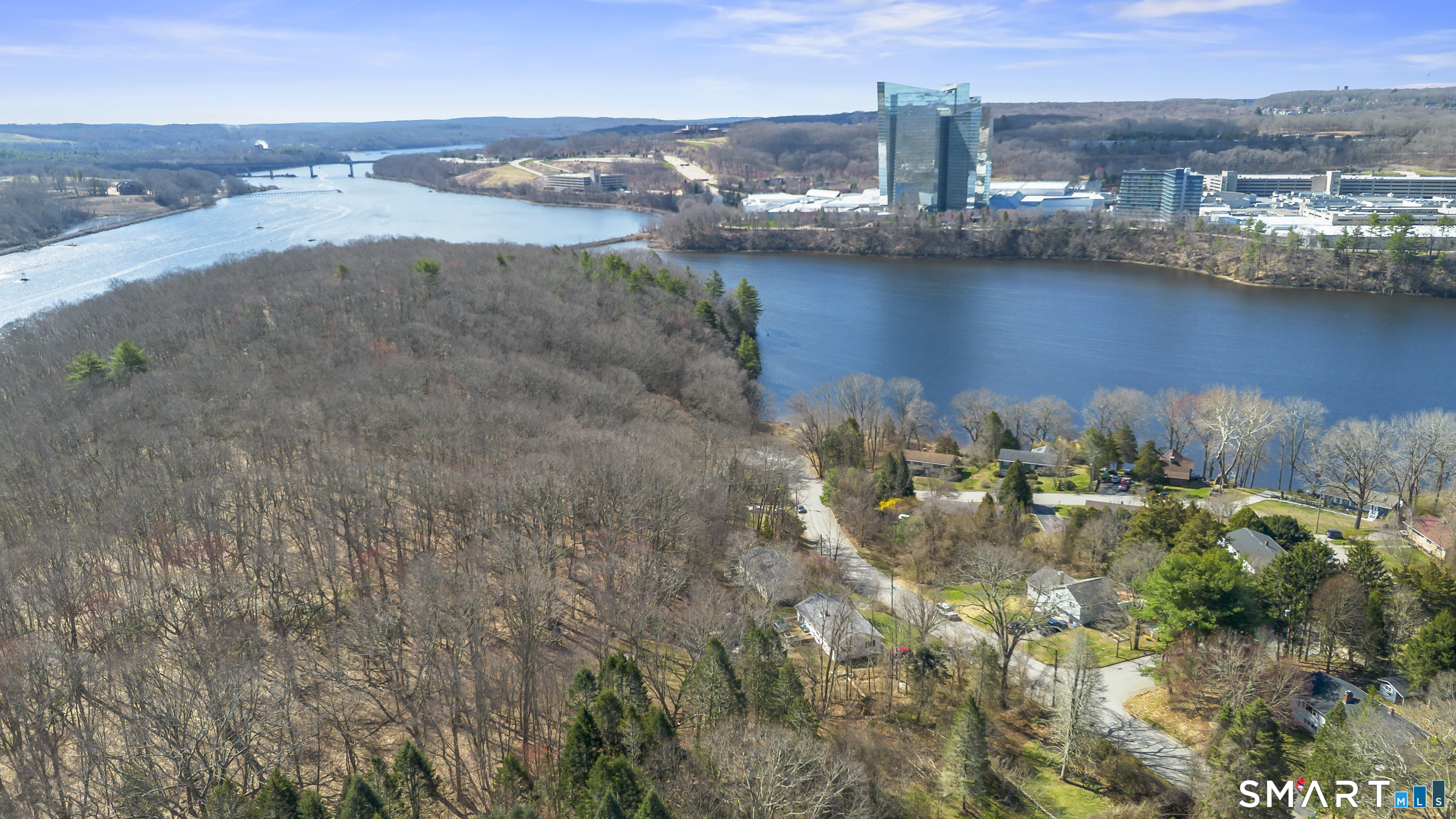 76 Lucas Park Road Norwich, CT 06360 - Photo 36 of 39 an aerial view of a houses with ocean view