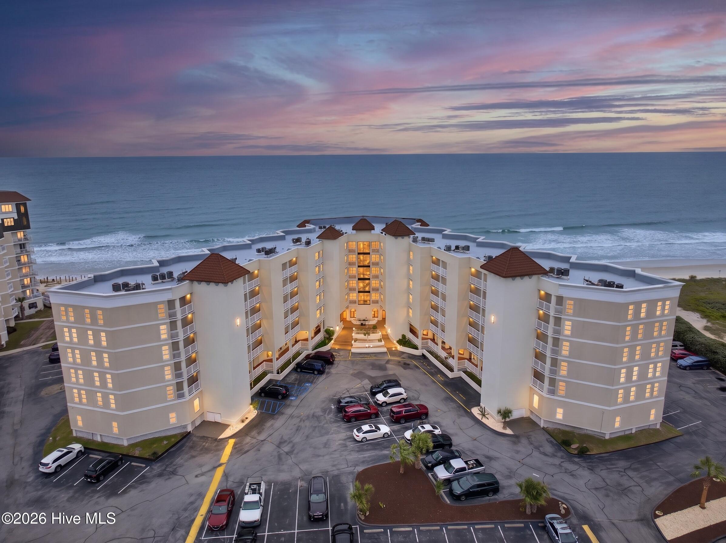 2000 New River Inlet Road, Unit 1201 North Topsail Beach, NC 28460 - Photo 1 of 32 2000NewRiverInletRoadUnit1201-1_Dusk_01