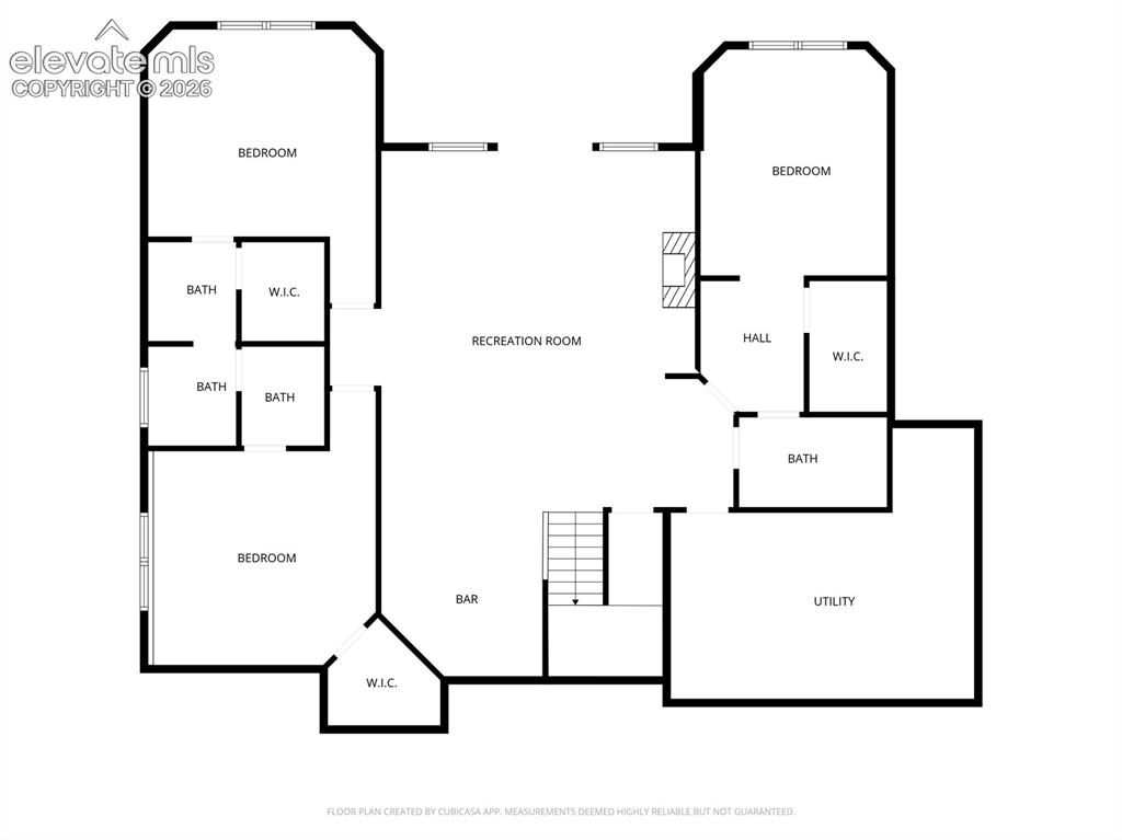 17990 Sawmill Road Colorado Springs, CO 80908 - Photo 39 of 40 Lower level floorplan (approximate)
