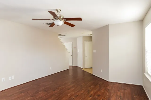 wooden floor in an empty room