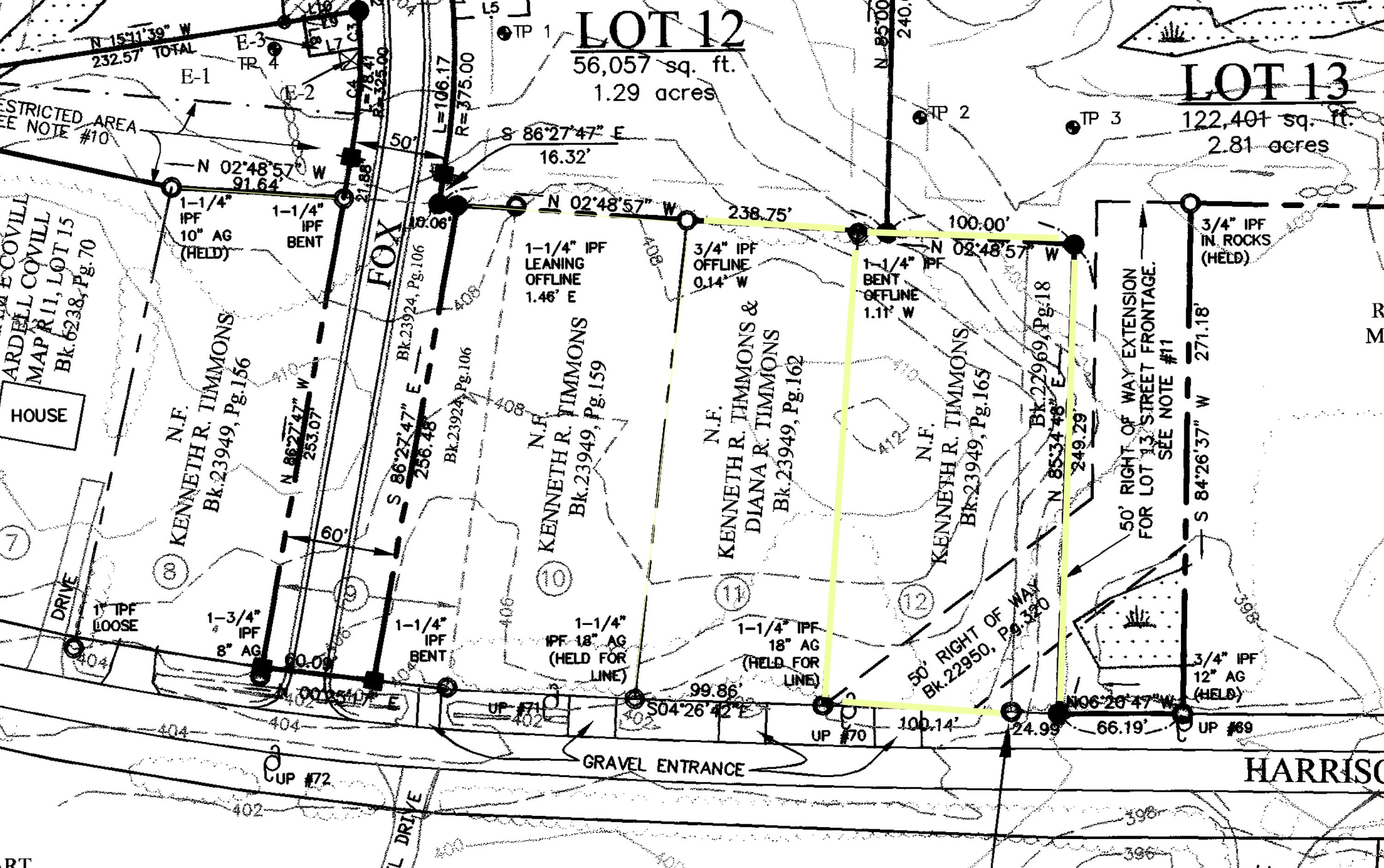 Lot#12 Harrison Road Naples, ME 04055 - Photo 2 of 13 timmon lot 12 map