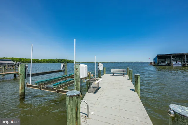 a park view with a lake view