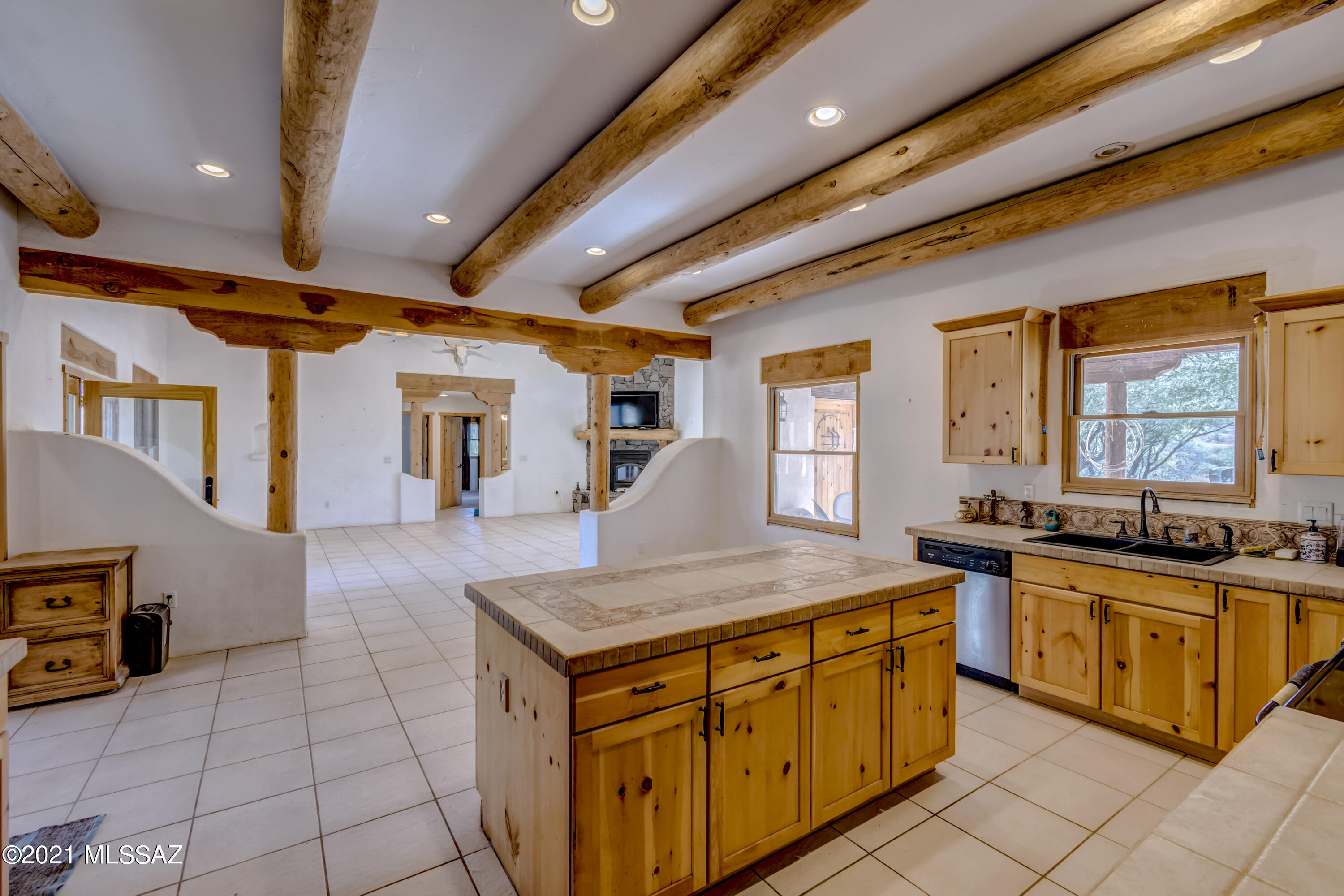 15301 East Hillton Ranch Road Vail, AZ 85641 - Photo 11 of 33 a kitchen with stainless steel appliances granite countertop a sink and cabinets