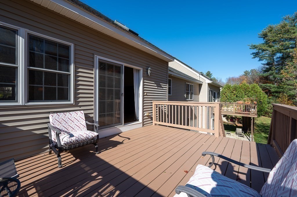 115 Ariel Circle, Unit 115 Sutton, MA 01590 - Photo 32 of 39 a balcony with wooden floor and furniture