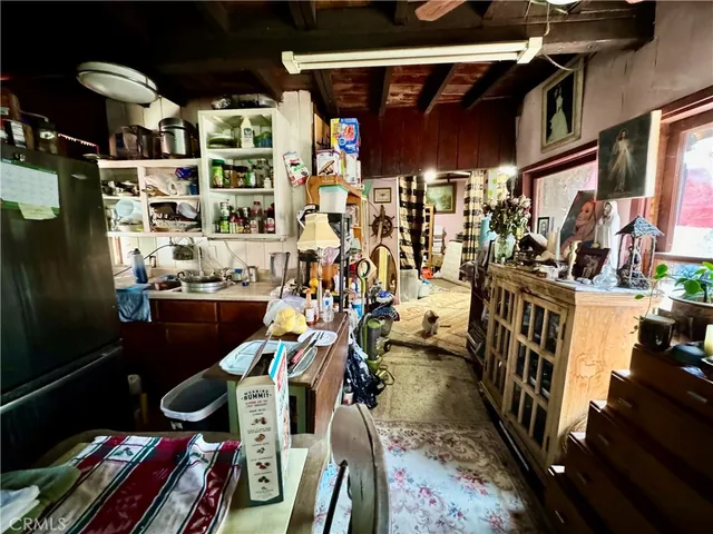 a close view of water heater room