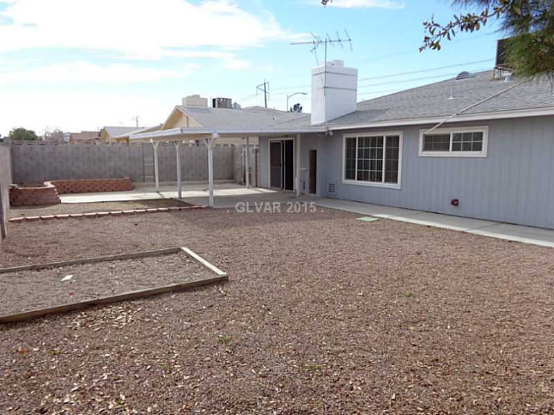 225 South Roland Wiley Las Vegas, NV 89145 - Photo 11 of 14 Yard/Garden. BACK YARD FULLY ENCLOSED