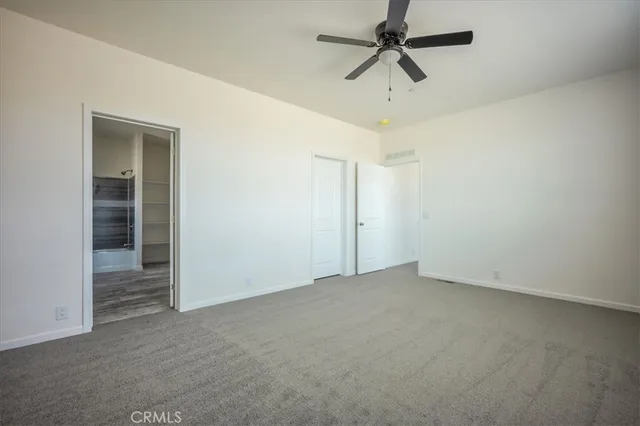 a close view of closet