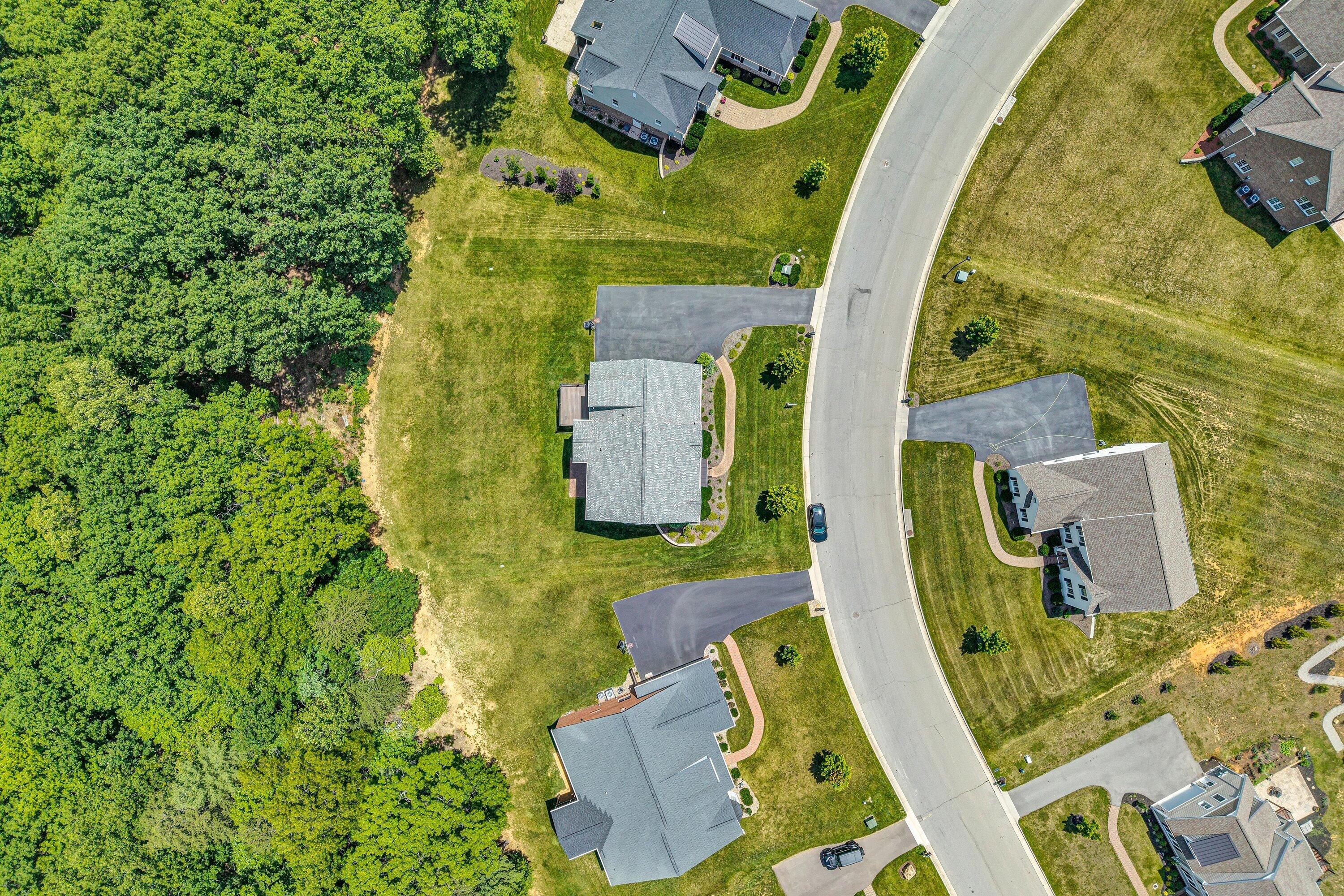 6981 Fairway Ridge Road Salem, VA 24153 - Photo 4 of 53 an aerial view of a house with swimming pool