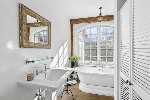 a very nice looking room with a large window