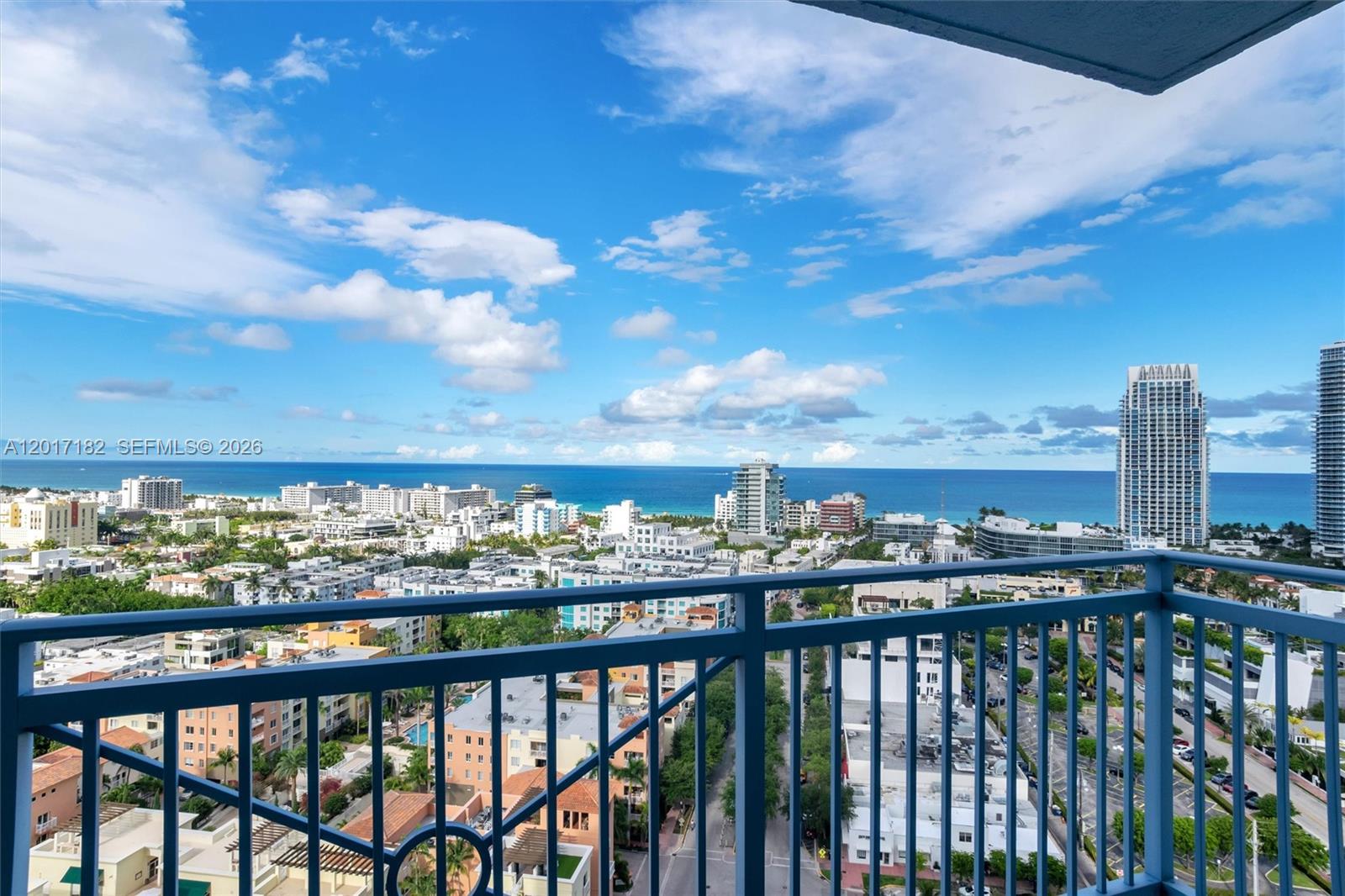90 Alton Road, Unit 2303 Miami Beach, FL 33139 - Photo 11 of 29 a view of city from a balcony