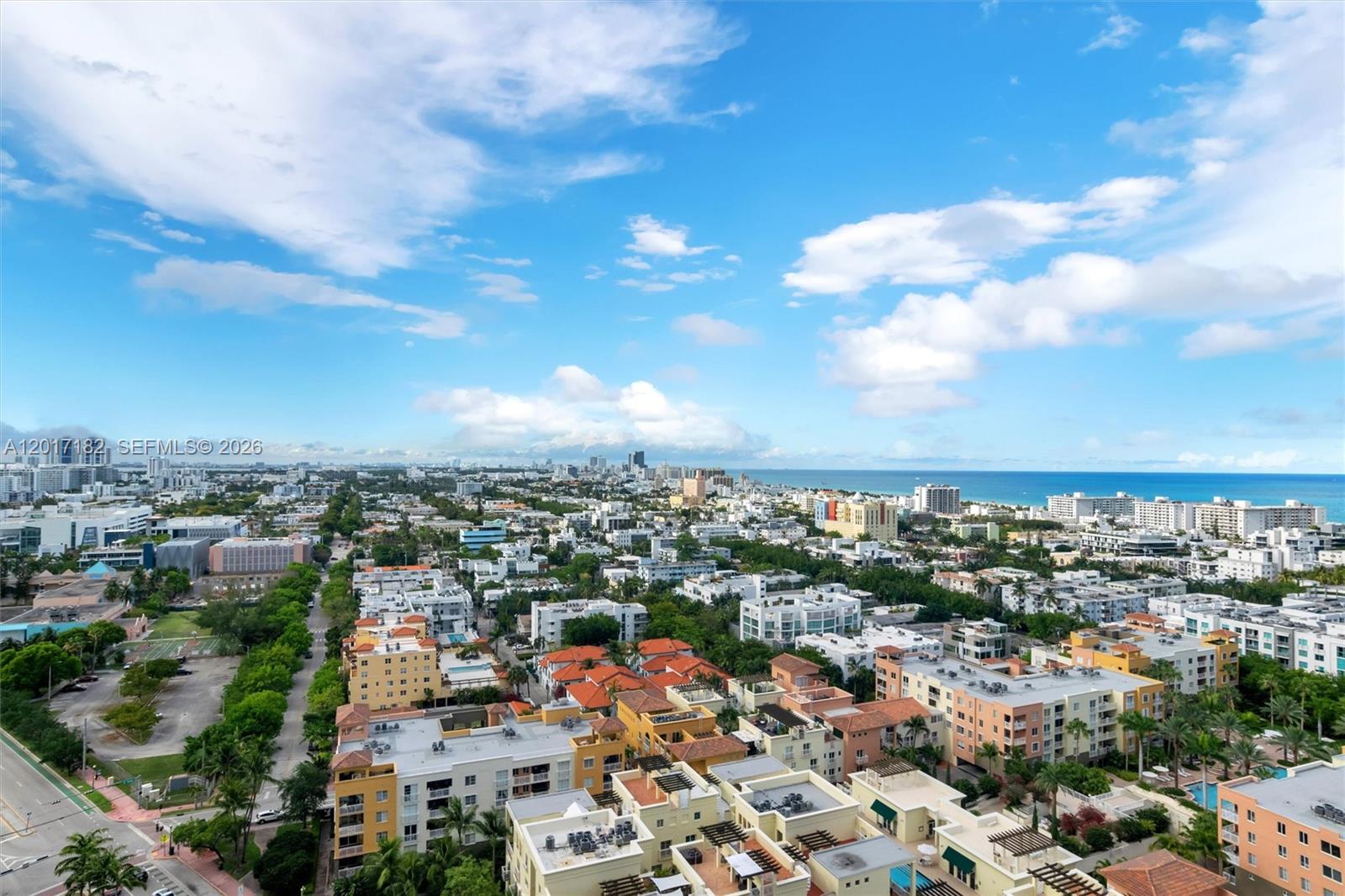 90 Alton Road, Unit 2303 Miami Beach, FL 33139 - Photo 15 of 29 an aerial view of a city