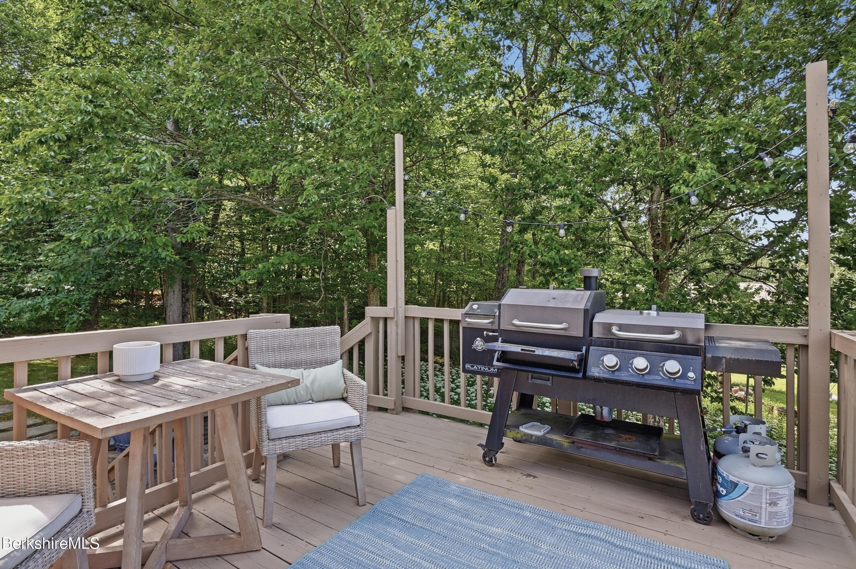 4 David Drive Peru, MA 01235 - Photo 37 of 44 a view of a patio with a table and chairs