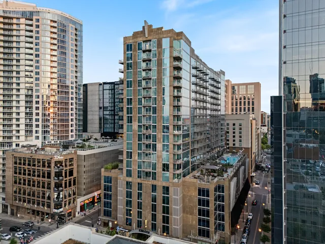 a front view of a building