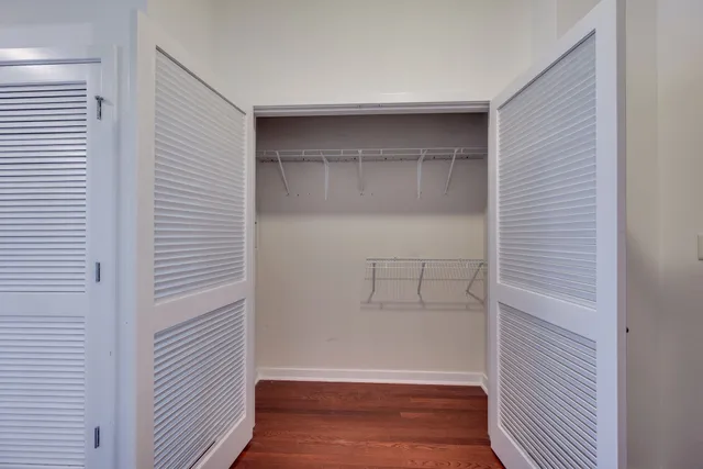 a view of walk in closet