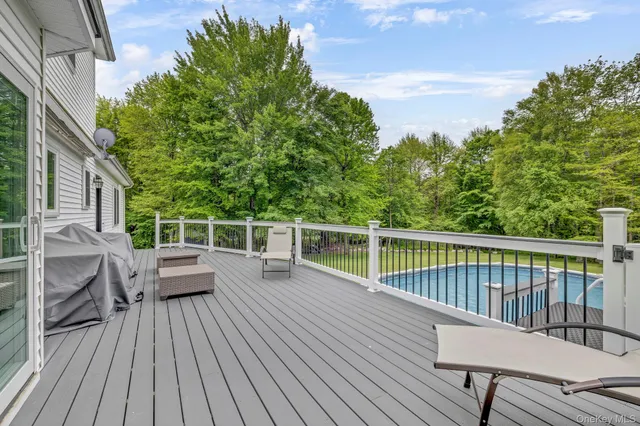 a terrace with outdoor seating