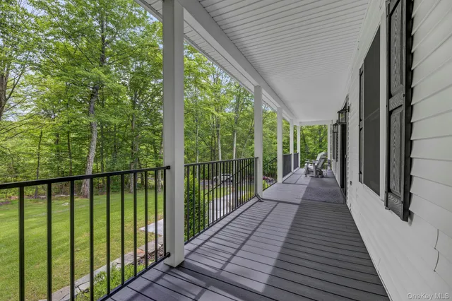 a view of balcony with balcony