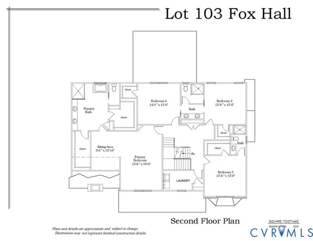 a front view of a building with garden and trees