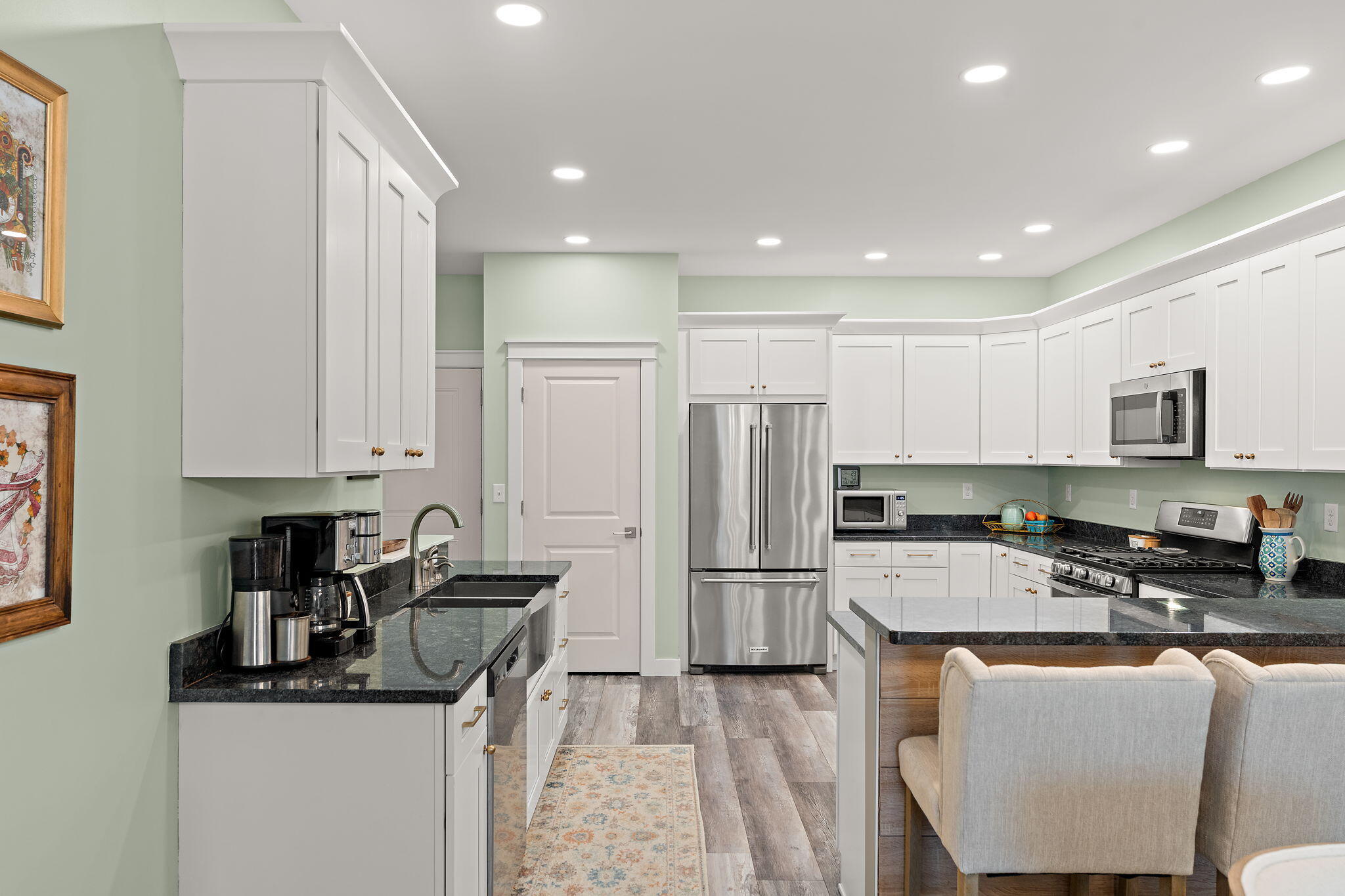 4200 Cardinal Lane Valparaiso, IN 46383 - Photo 13 of 44 a kitchen with stainless steel appliances granite countertop a refrigerator sink and stove