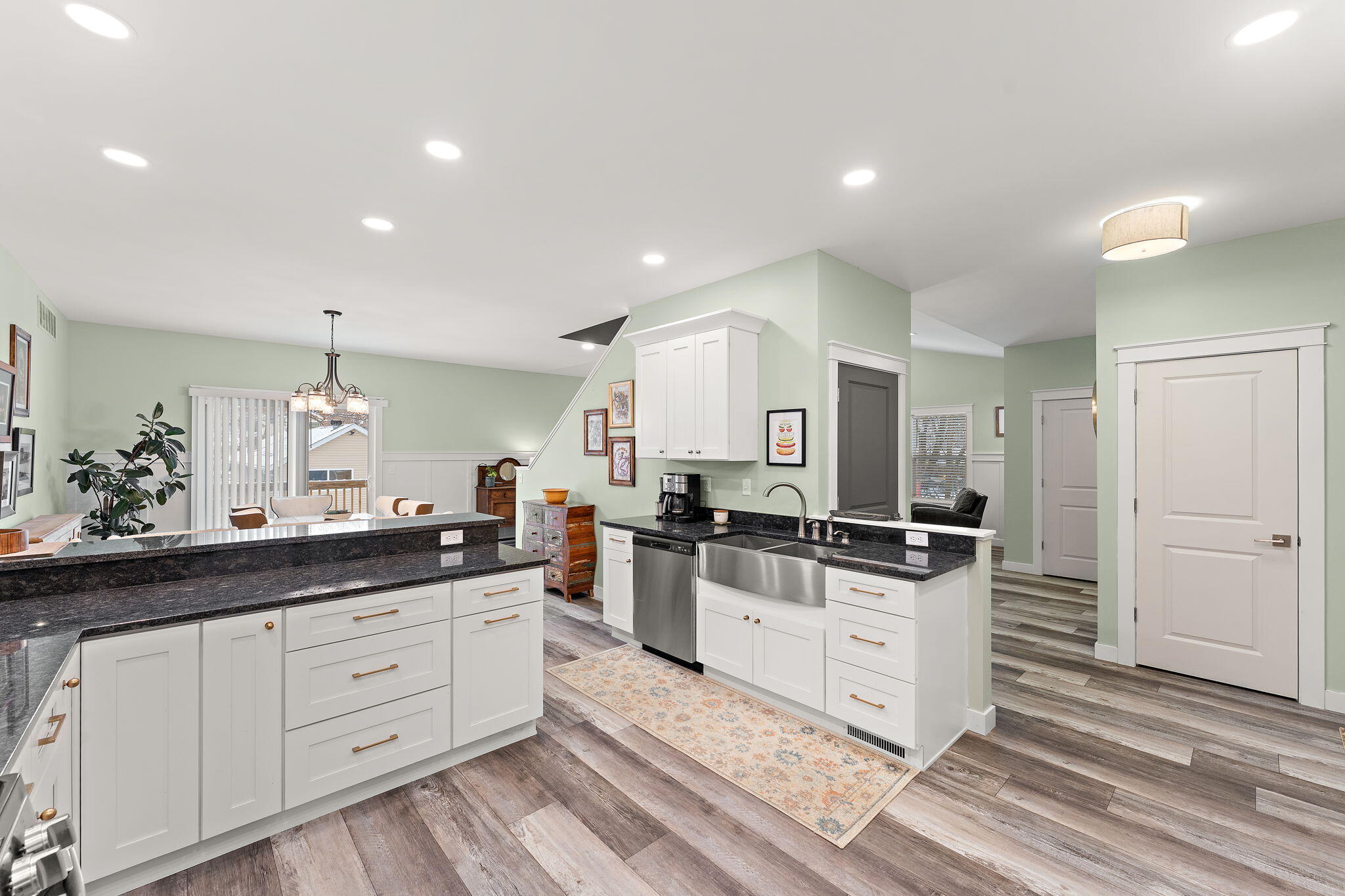 4200 Cardinal Lane Valparaiso, IN 46383 - Photo 16 of 44 a kitchen with granite countertop a sink and cabinets