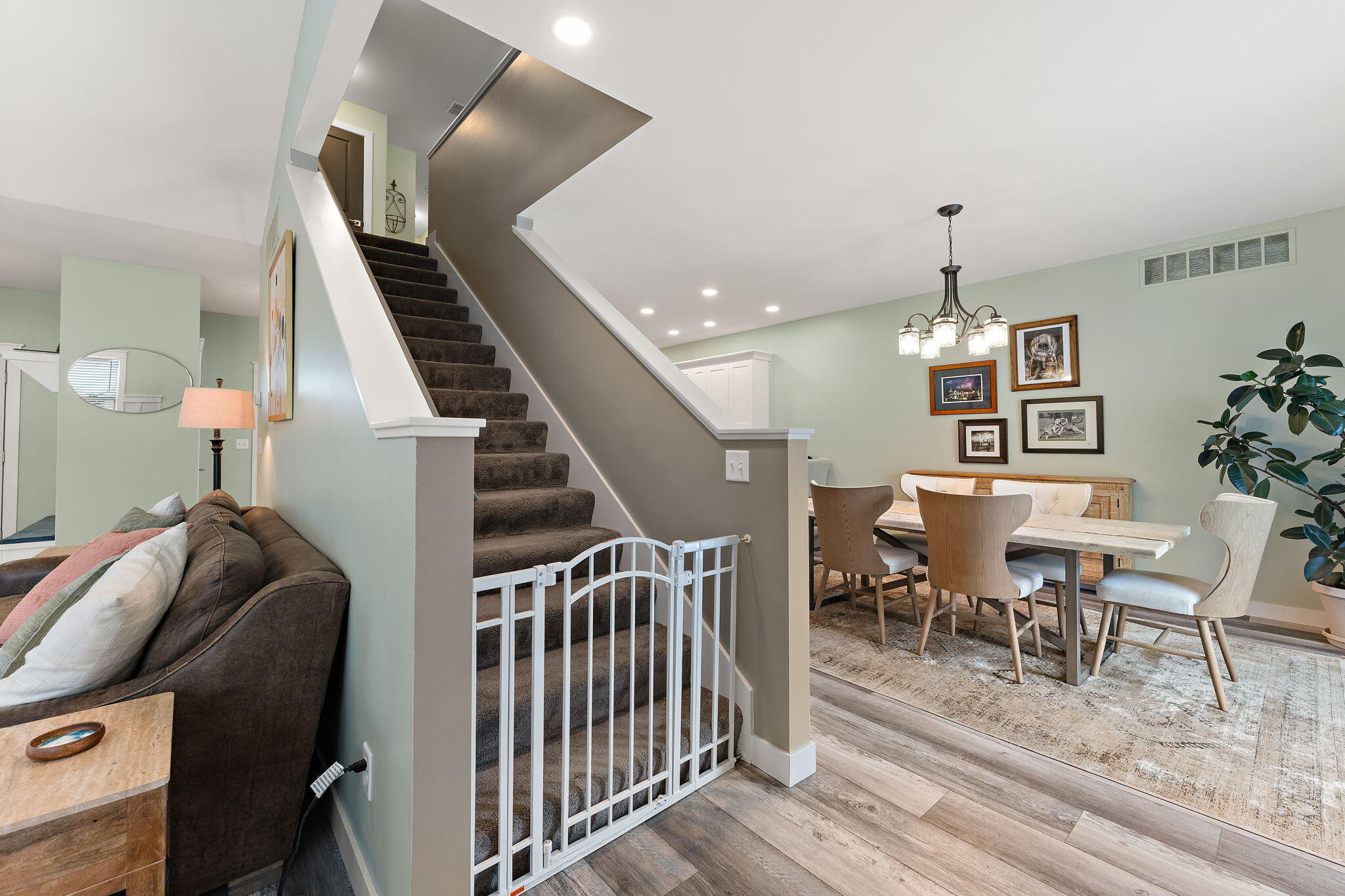 4200 Cardinal Lane Valparaiso, IN 46383 - Photo 18 of 44 a view of a livingroom with furniture and staircase