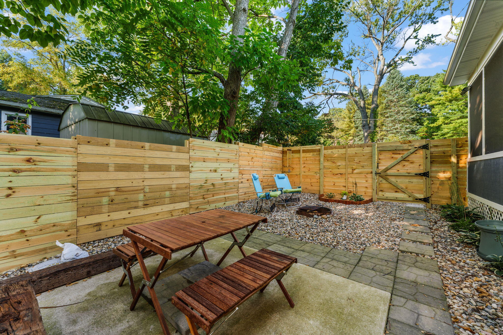4200 Cardinal Lane Valparaiso, IN 46383 - Photo 34 of 44 a backyard of a house with seating space