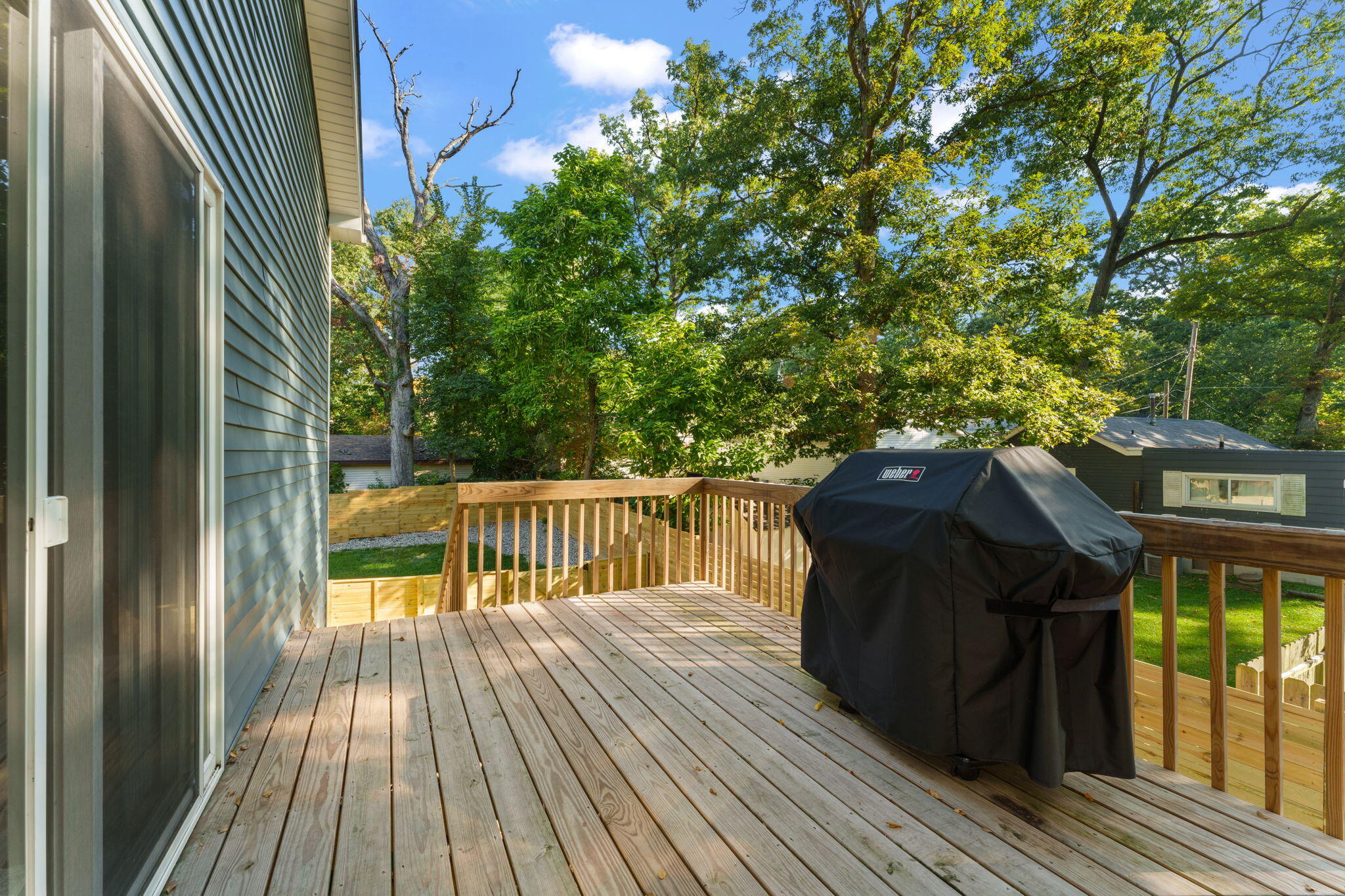 4200 Cardinal Lane Valparaiso, IN 46383 - Photo 40 of 44 a view of balcony and wooden floor