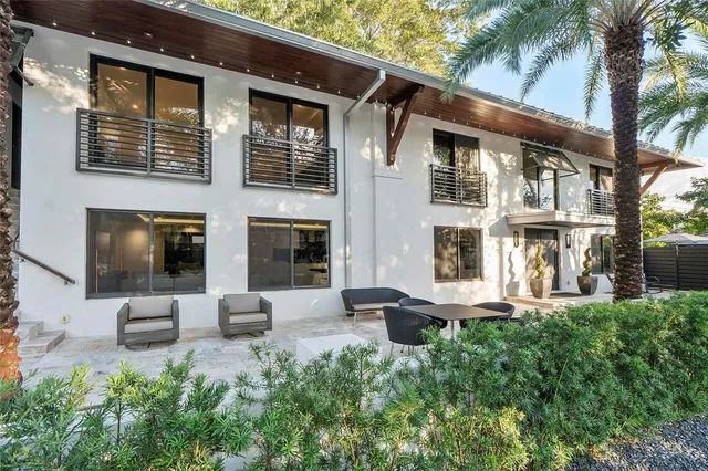 a view of city and mountain