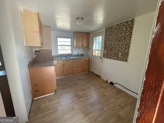 a view of a storage & utility room in a house