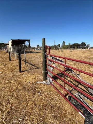 a view of a street with an ocean view