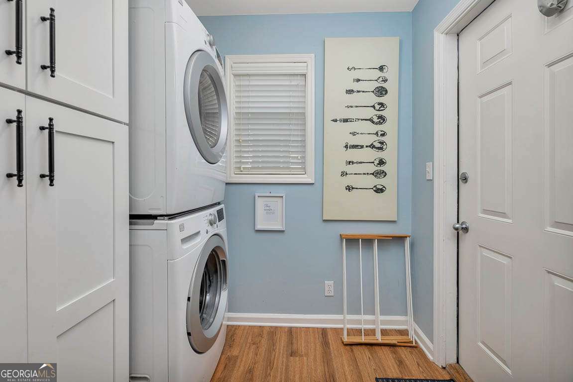 143 South Island Square Drive St. Simons, GA 31522 - Photo 19 of 26 a view of a storage and utility room with washer and dryer