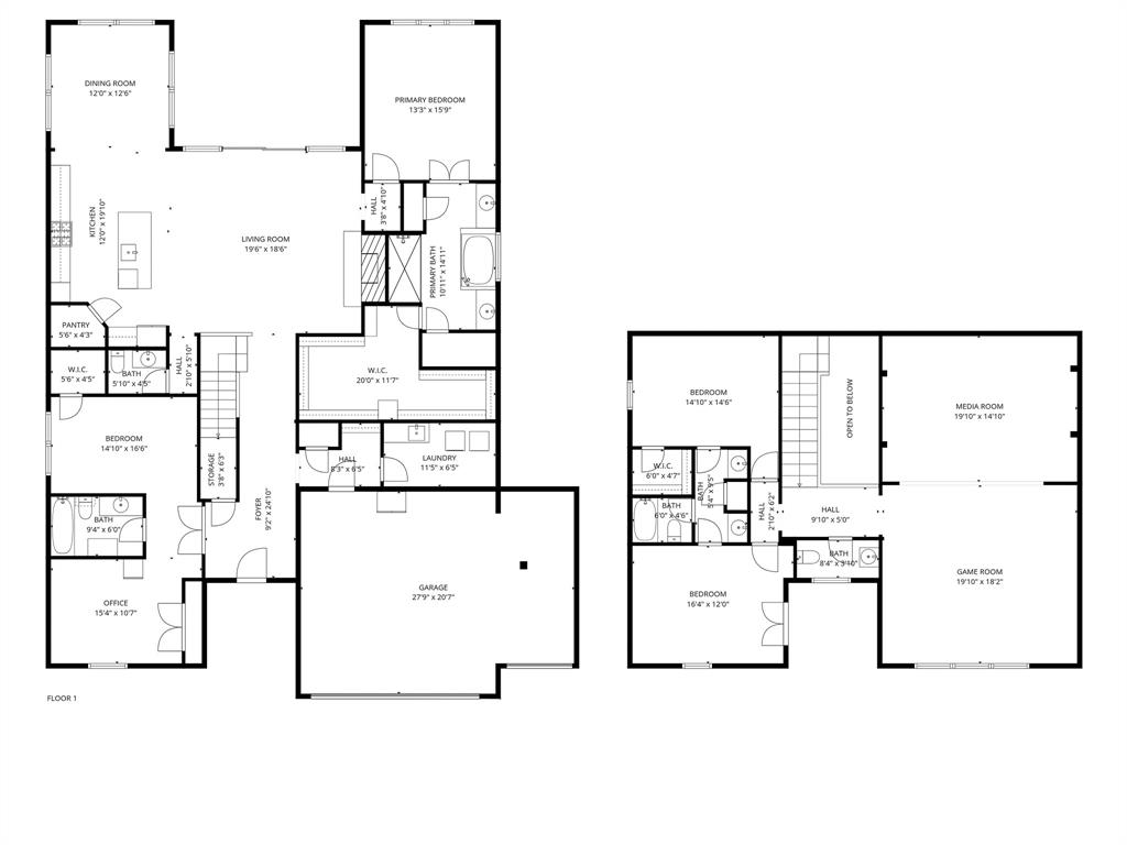1420 Wolf Ridge Run Gunter, TX 75058 - Photo 40 of 40 a picture of a floor plan