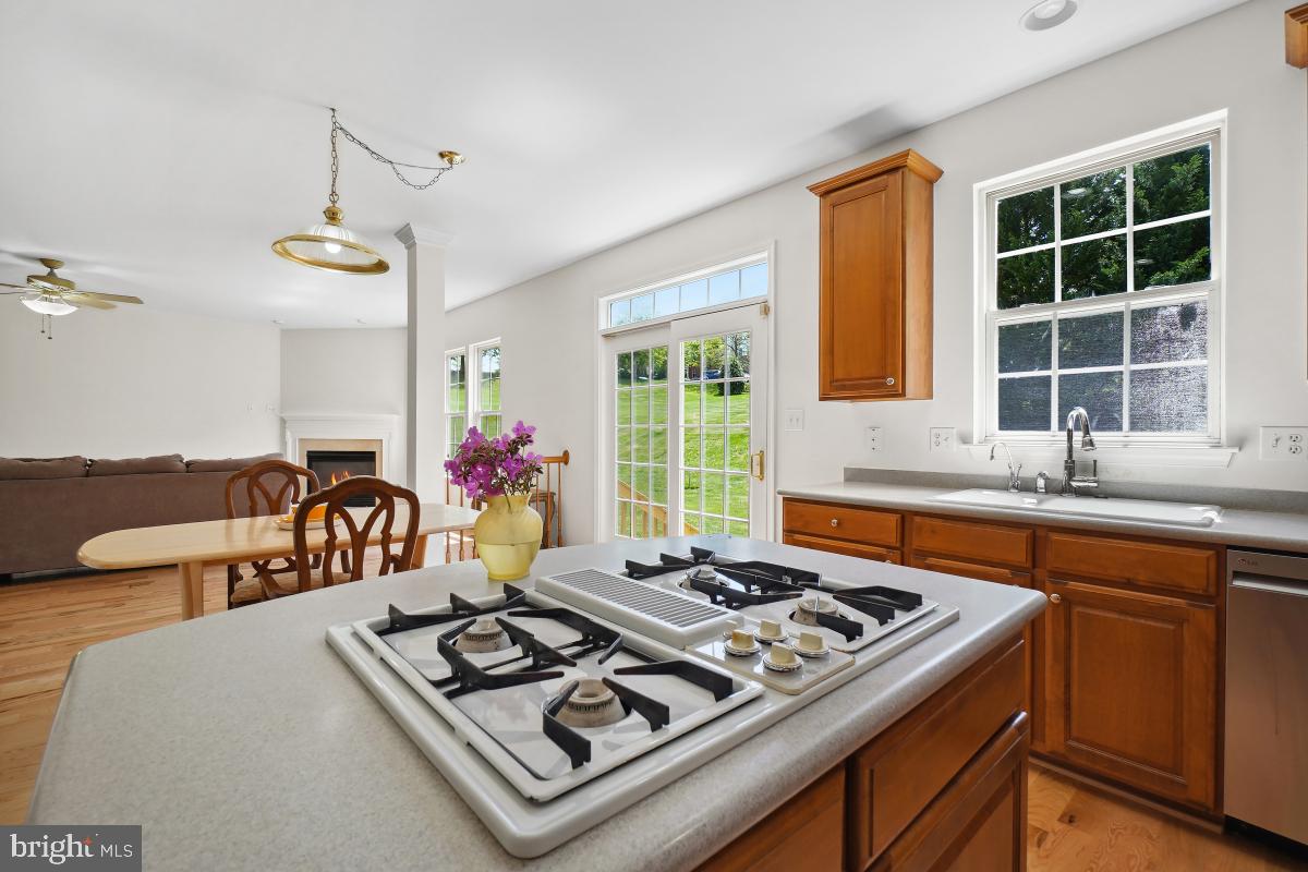18521 Cornflower Road Boyds, MD 20841 - Photo 11 of 62 a kitchen with a stove a sink and a granite counter top
