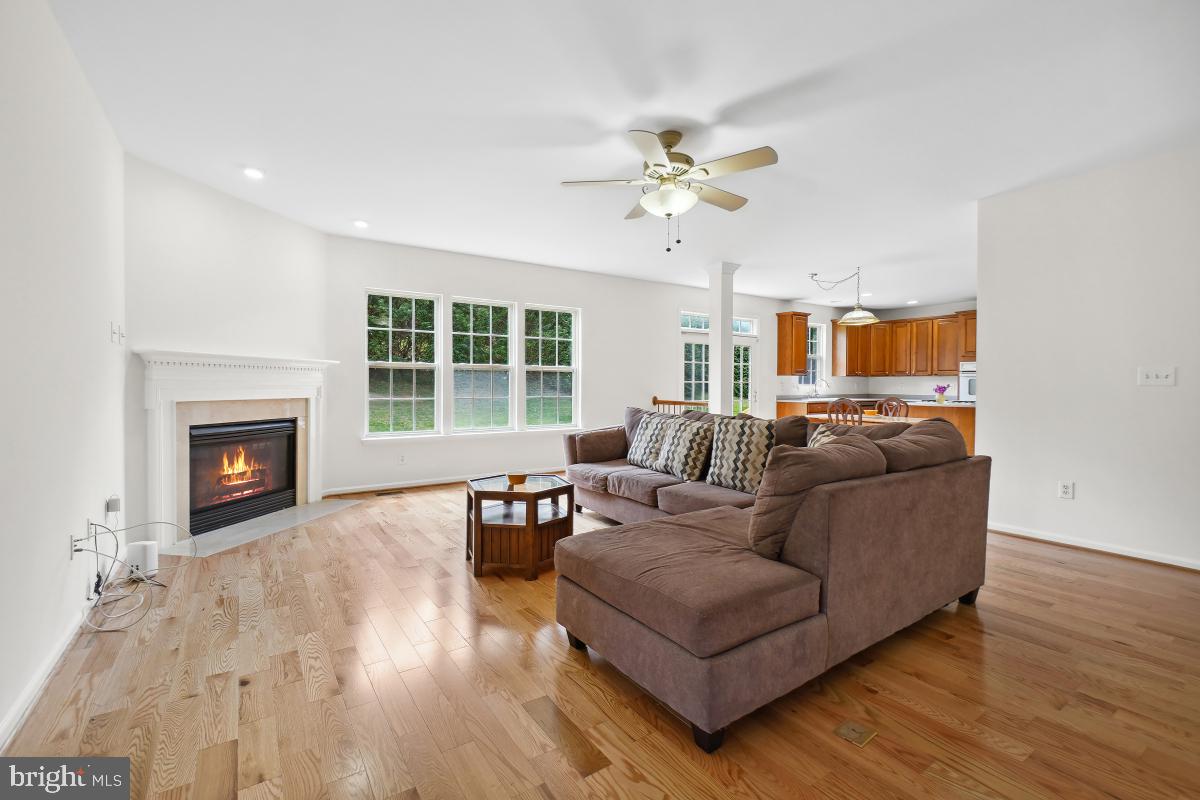 18521 Cornflower Road Boyds, MD 20841 - Photo 14 of 62 a living room with furniture and a fireplace