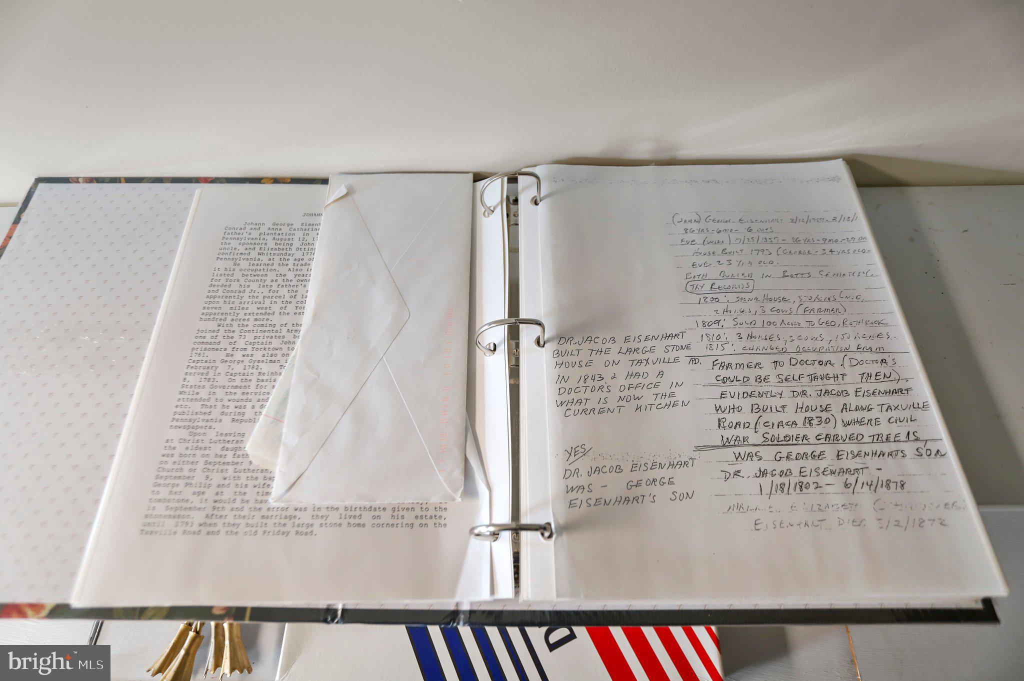 950 Taxville Road York, PA 17404 - Photo 47 of 58 Attic Space- 3rd Level History of "Kin Mar"