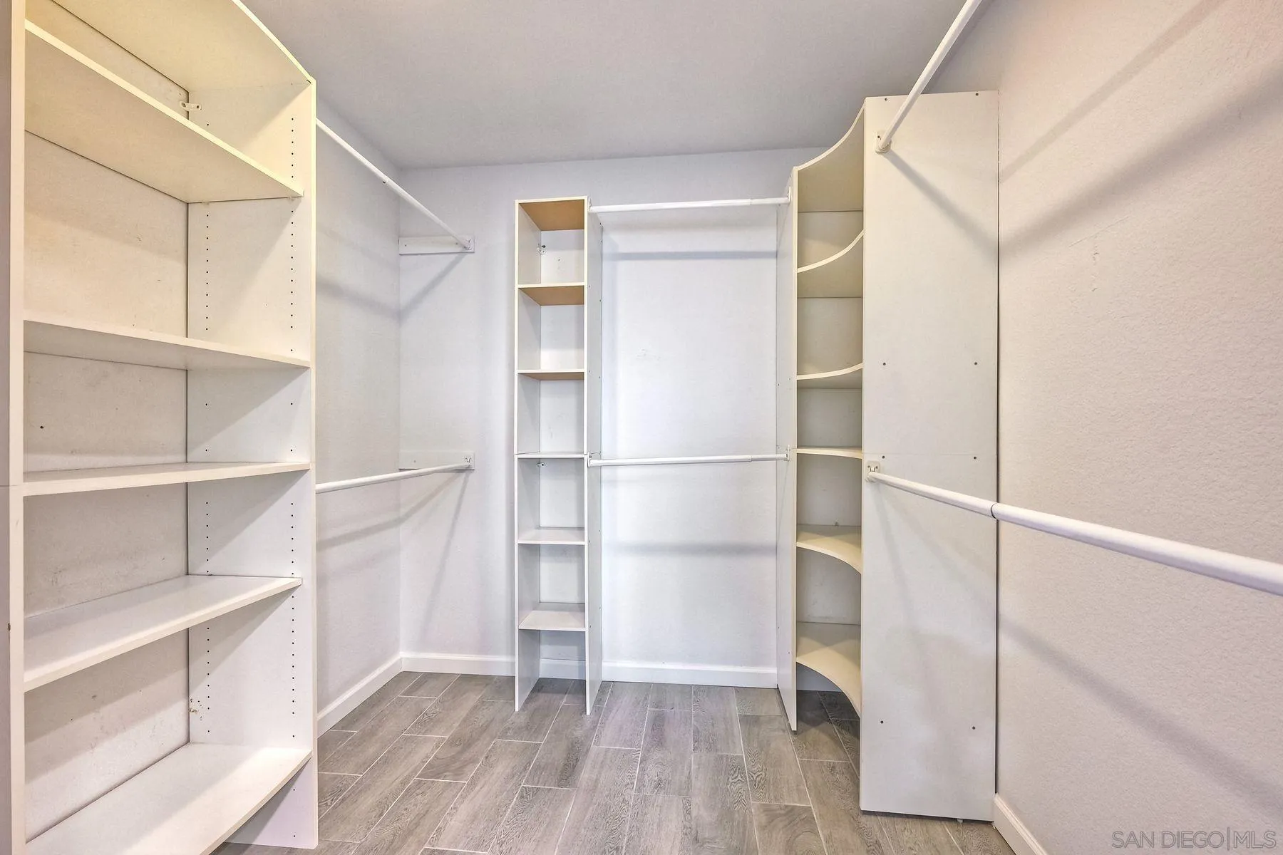 2859 Manzanita View Road Alpine, CA 91901 - Photo 32 of 66 a view of walk in closet with empty racks