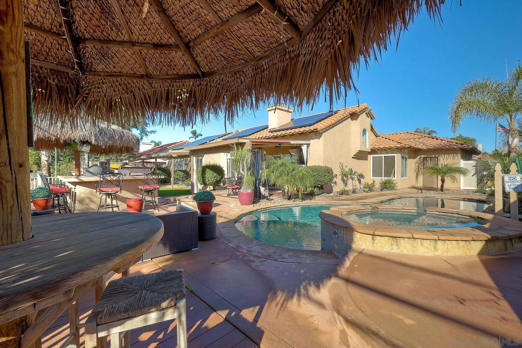 2859 Manzanita View Road Alpine, CA 91901 - Photo 48 of 66 a view of a house with pool and sitting area
