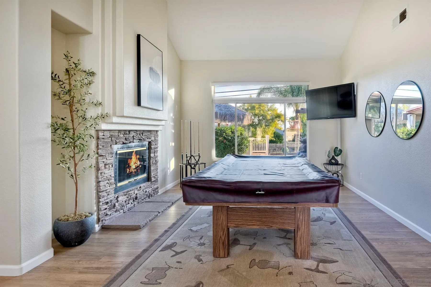 2859 Manzanita View Road Alpine, CA 91901 - Photo 10 of 66 a view of a livingroom with furniture and a fireplace