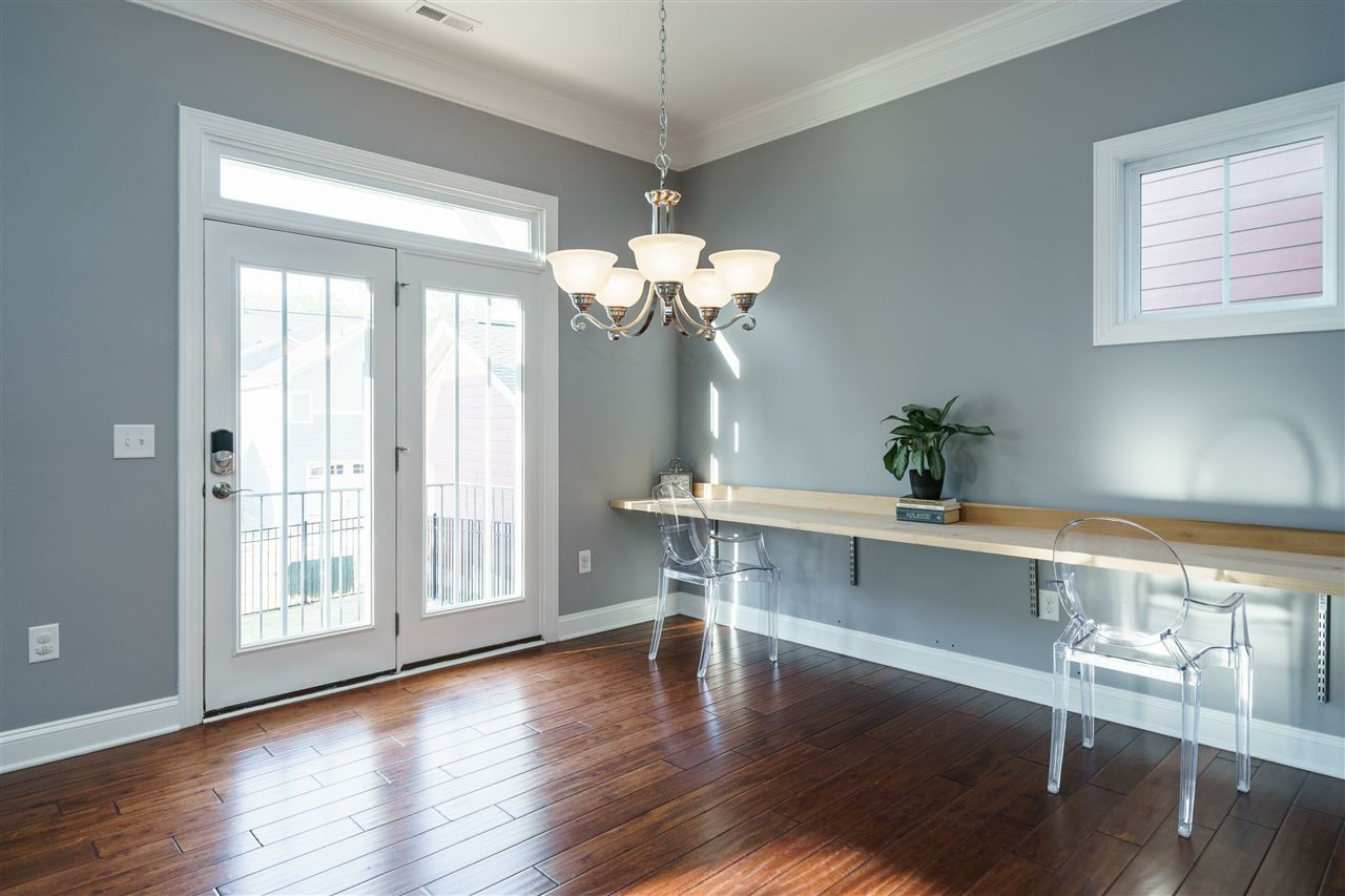 1334 Rodessa Run Raleigh, NC 27607 - Photo 10 of 25 COZY BREAKFAST NOOK WITH BUILT IN DESK/BAR---PERFECT FOR HOMEWORK AND STUDYING! BREAKFAST NOOK