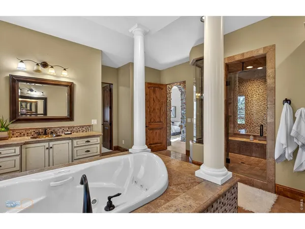 a view interior of a house with a window