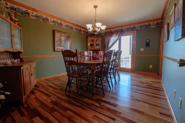 Dining room area that could be used as a study 