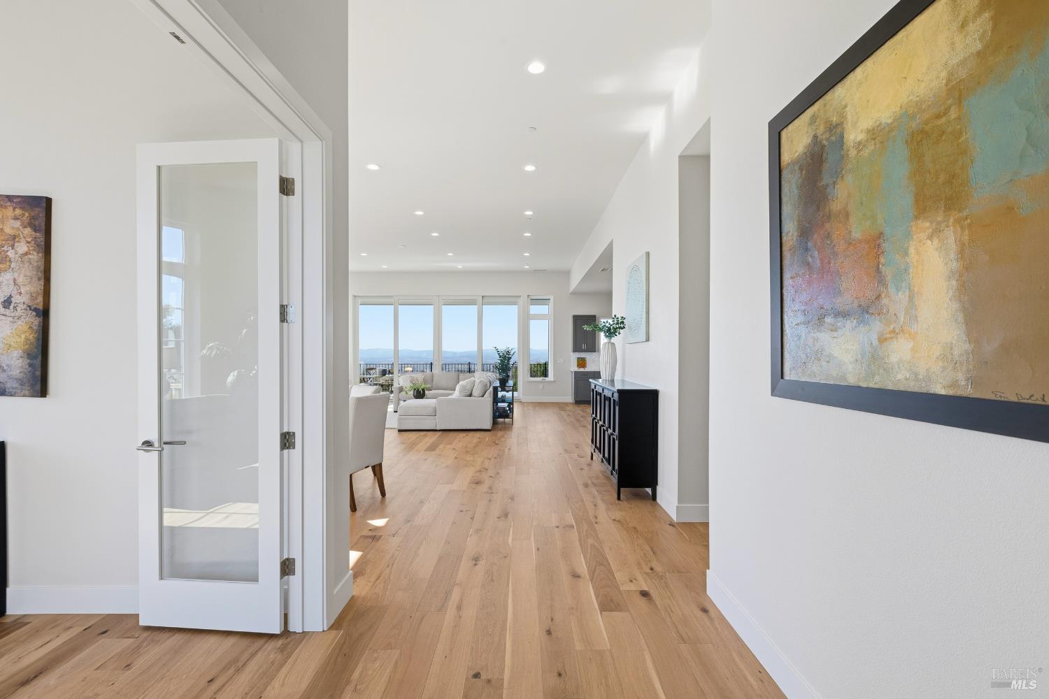 3945 Parker Hill Road Santa Rosa, CA 95404 - Photo 11 of 53 a view of a living room with furniture and wooden floor