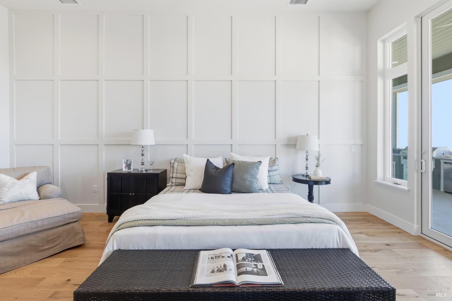 3945 Parker Hill Road Santa Rosa, CA 95404 - Photo 42 of 53 a bedroom with a bed and a couch