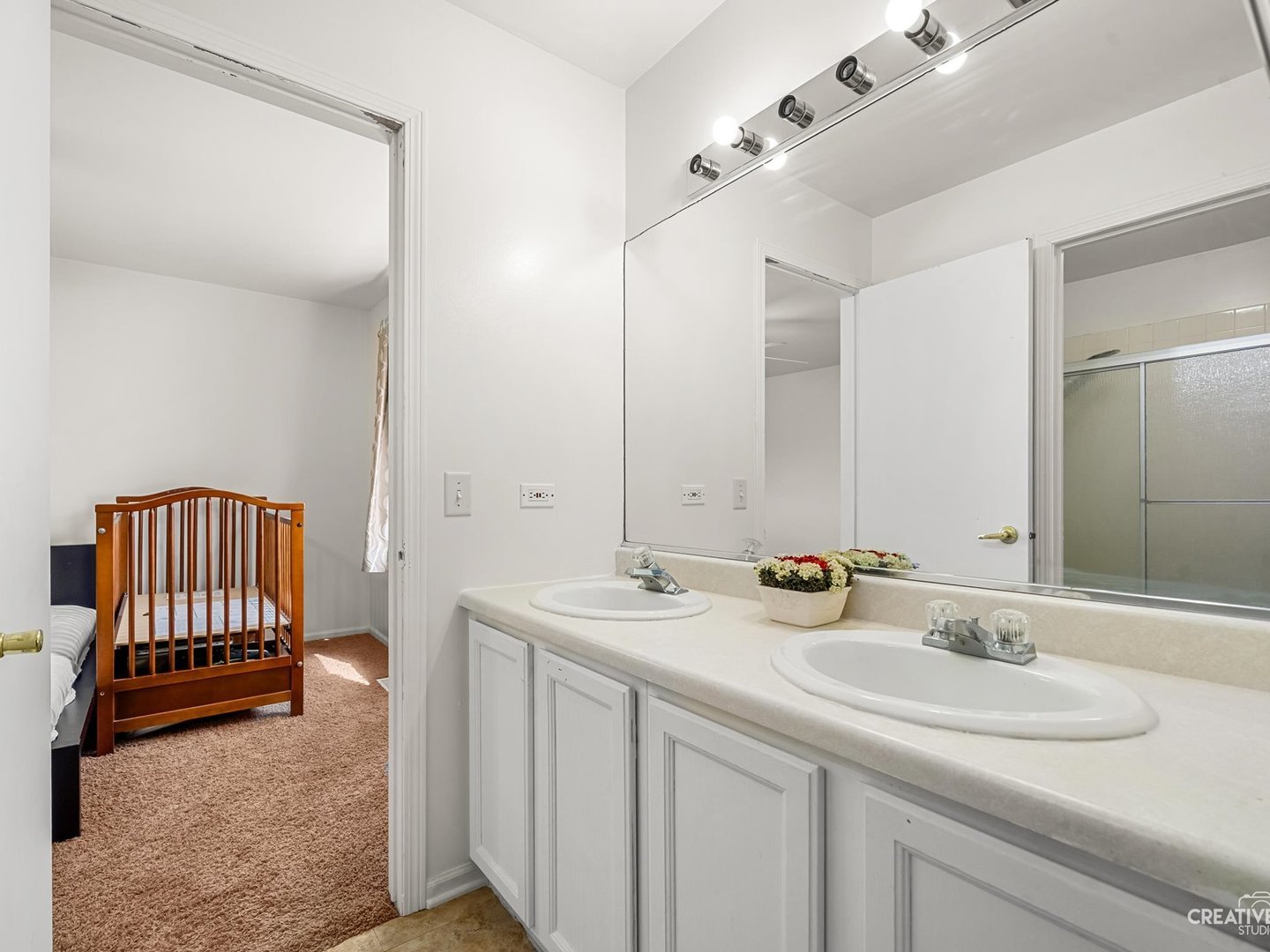 301 Inner Cir Drive Bolingbrook, IL 60490 - Photo 17 of 20 a bathroom with a sink and a mirror