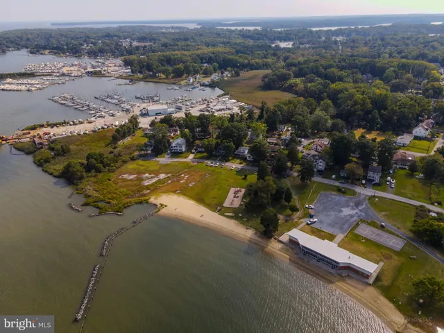 a view of a lake with a outdoor space
