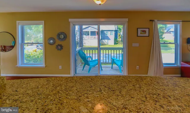 a view of front door