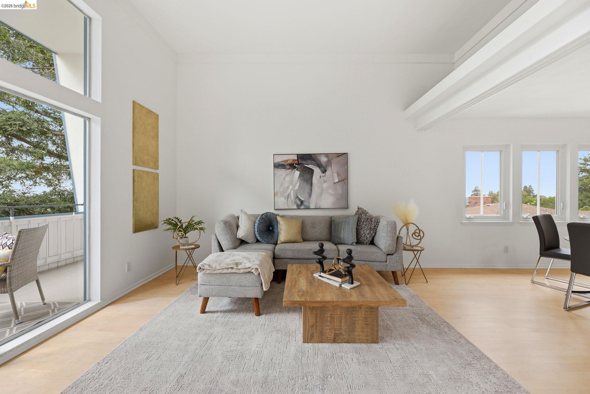 2634 Virginia Street, Unit 33 Berkeley, CA 94709 - Photo 7 of 31 Living room with light wood finished floors